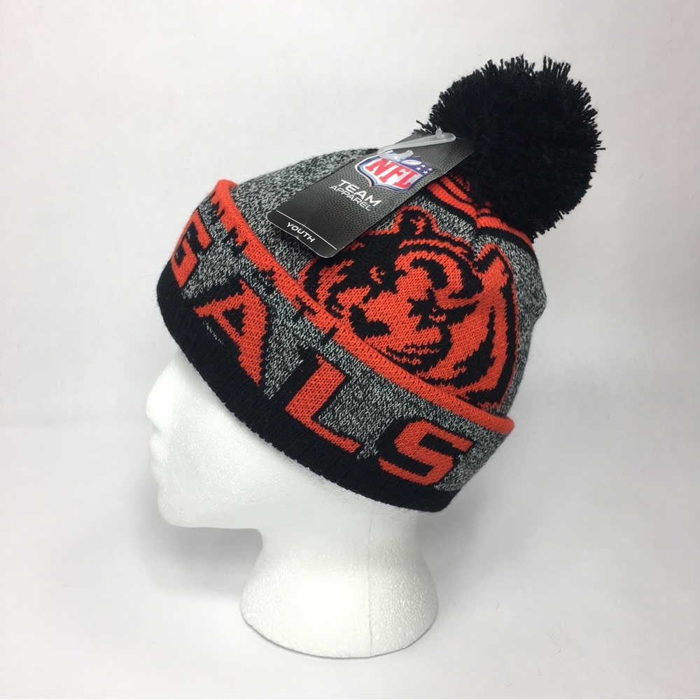 NFL Cincinnati Bengals Pom beanie winter hat